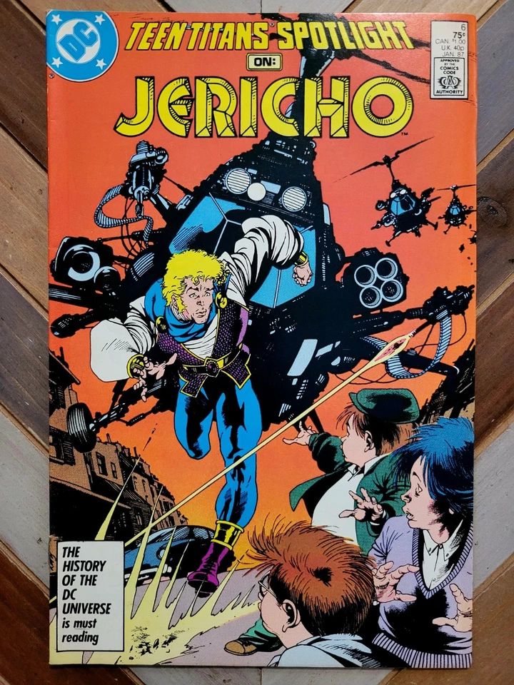 Lot of 10: Teen Titans Spotlight (DC 1986) Jericho, Aqualad, Cyborg, Changeling - Image 3 of 4