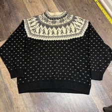 Vintage 1990s Eddie Bauer winter knit sweater