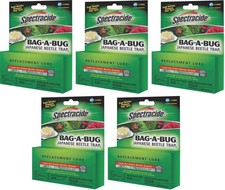 5 Pack Spectracide Japanese Beetle Trap Bag A Bug Replacement Lure Bait 6541692
