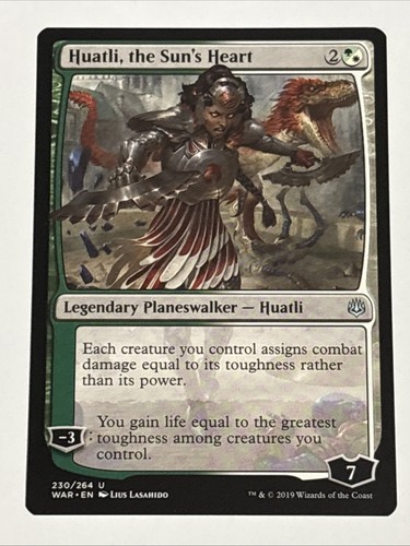 MTG War of the Spark Huatli, the Sun's Heart 230/264 NM | eBay