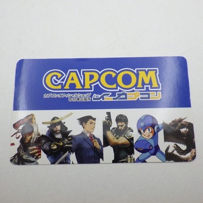 Japanese Card e-CAPCOM Odaiba branch Ryu Mega Man Chris Redfied