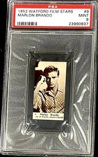 1952 WATFORD MARLON BRANDO *RARE* PSA 9 MINT “ROOKIE CARD” ((THE GODFATHER))