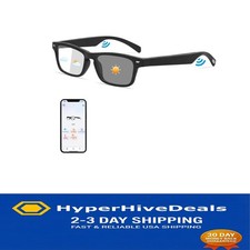 AI Smart Glasses with Chat GPT: Translation & Music - UV/Blue Light Protection