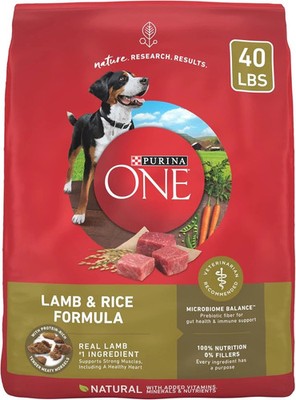 Purina ONE Natural Smart Blend Lamb & Rice Formula Dry Dog Food 40lb