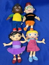 Fisher Price Disney Talking Little Einstein Dolls Lot Quincy June Annie Leo READ
