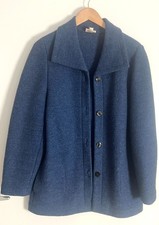Hess Natur Damen Wolljacke Blau Gr. 40 – zeitlos, hochwertig, Naturmaterial