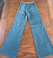 RARE VTG Rainbow Waist Band 70s Levi Bell Bottoms Green White Tab 29 X 32