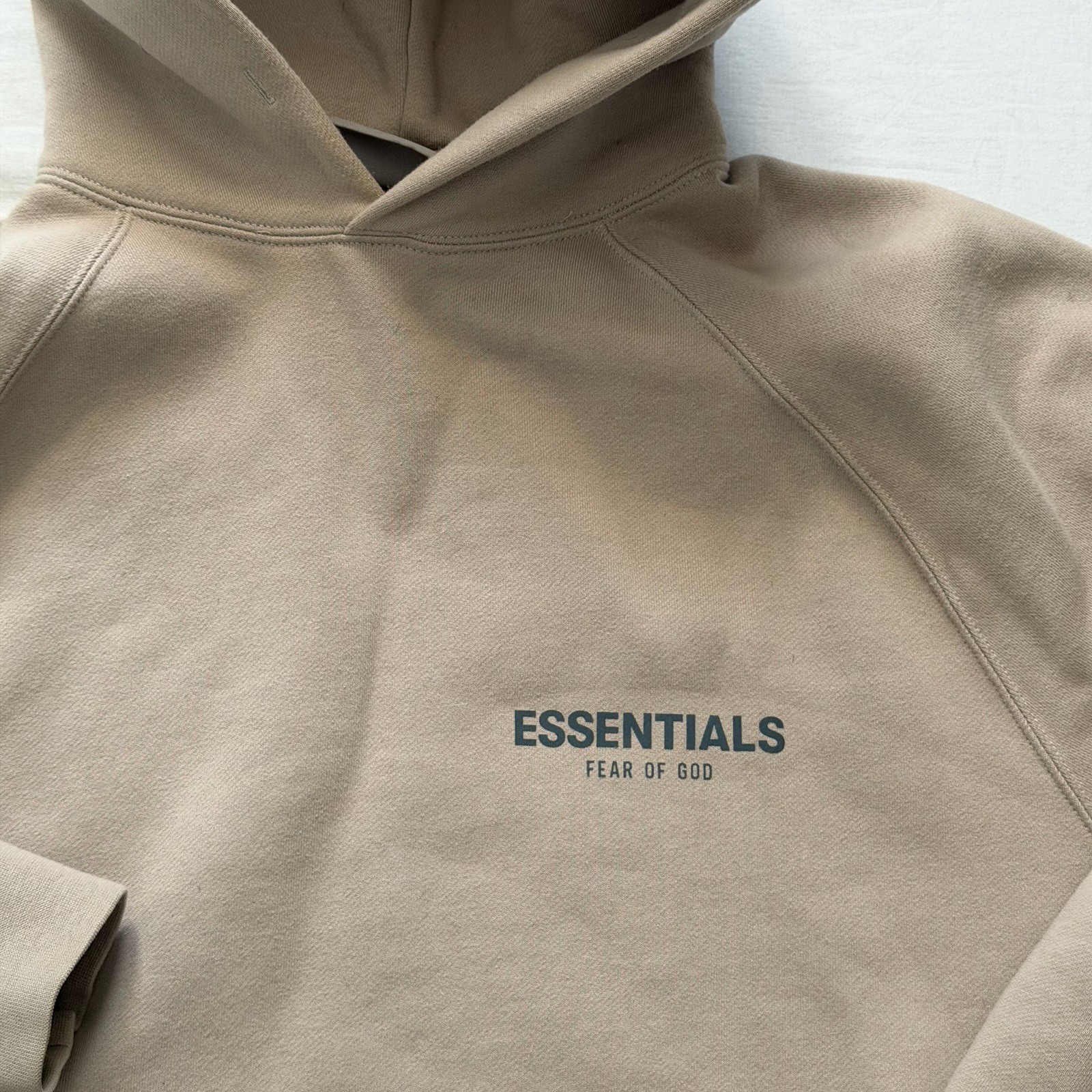 FEAR OF GOD ESSENTIALS “Linen Tan” Size S Mens Authentic thumbnail 3