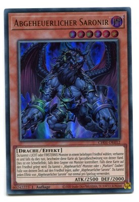 Yu-Gi-Oh! Abgeheuerlicher Saronir Ultra Rare CH01-DE012