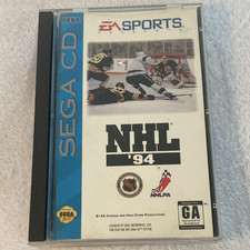 EA Sports NHL '94 (Sega CD, 1993) Sports Hockey NTSC-U/C Manual Included