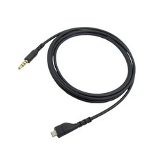Black Audio Cable For Srctis Prime Arctis 3 5 7 Pro Gaming Headsets Replacement