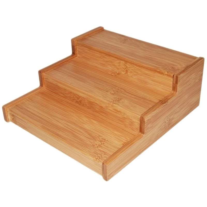 3-Tier Expandable Spice Rack Kitchen Cabinet Organizer Countertop Seasoning S...