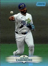 2025 Stadium Club #146 Junior Caminero Light Blue Foil