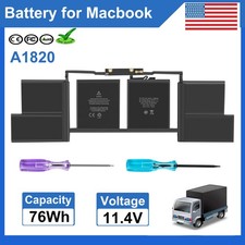 A1820 Battery For Apple MacBook Pro 15'' A1707 Late 2016 Mid 2017 EMC 3072 3162