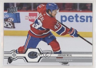 2019-20 Upper Deck Jordan Weal #50 03ha