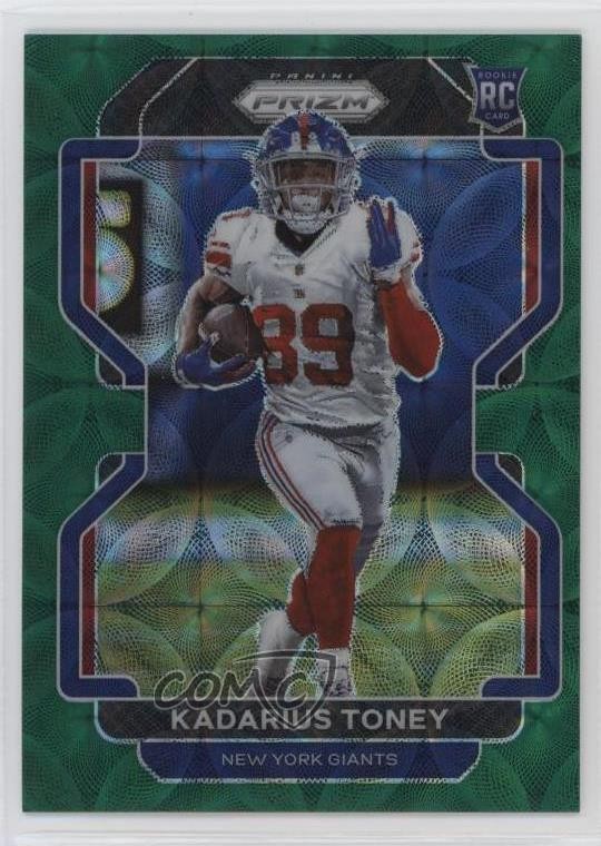 2021 Panini Prizm Green Scope 21/75 Kadarius Toney #342 Rookie RC 0zu6
