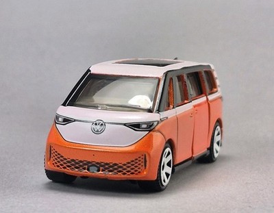2024 VOLKSWAGEN ID BUZZ VAN Diorama Collectible DieCast Model 1:64 Orange LOOSE