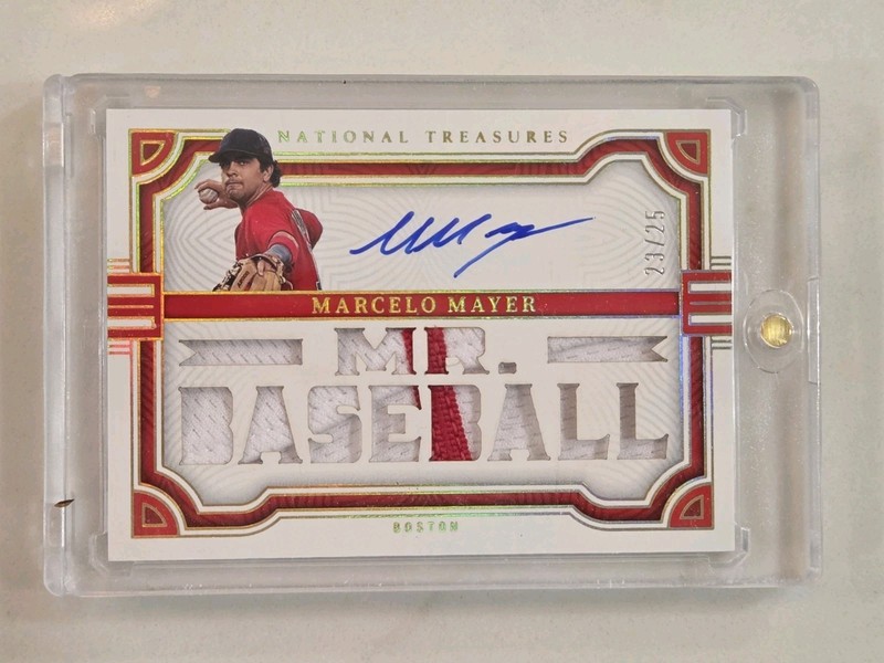 2023 Panini National Treasures MARCELO MAYER Holo Gold #/25 RC Rookie Patch Auto