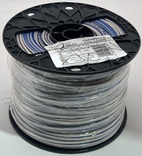 Cerrowire #12 AWG THHN Stranded 500ft White/Blue Stripe Insulated UL Listed