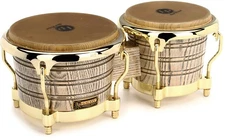 Latin Percussion Galaxy Giovanni Signature Bongos - Natural/Gold