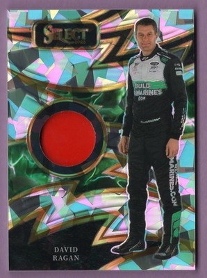 2025 SELECT SPARKS MEMORABILIA PRIZMS ICE DAVID RAGAN RACE USED NASCAR RED