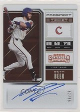 2018 Panini Contenders Draft Picks Prospect Ticket 82/99 Seth Beer #16 Auto 02q4