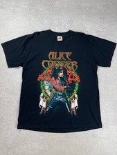 Vintage Alice Cooper 2000's Tour Rock Band T-Shirt Size XL Duties Paid USA 