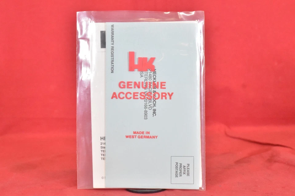 Heckler & Koch HK P7M8 M7M13 Manual del propietario Noviembre 1990 Alemania Occidental Foto 2 de 3