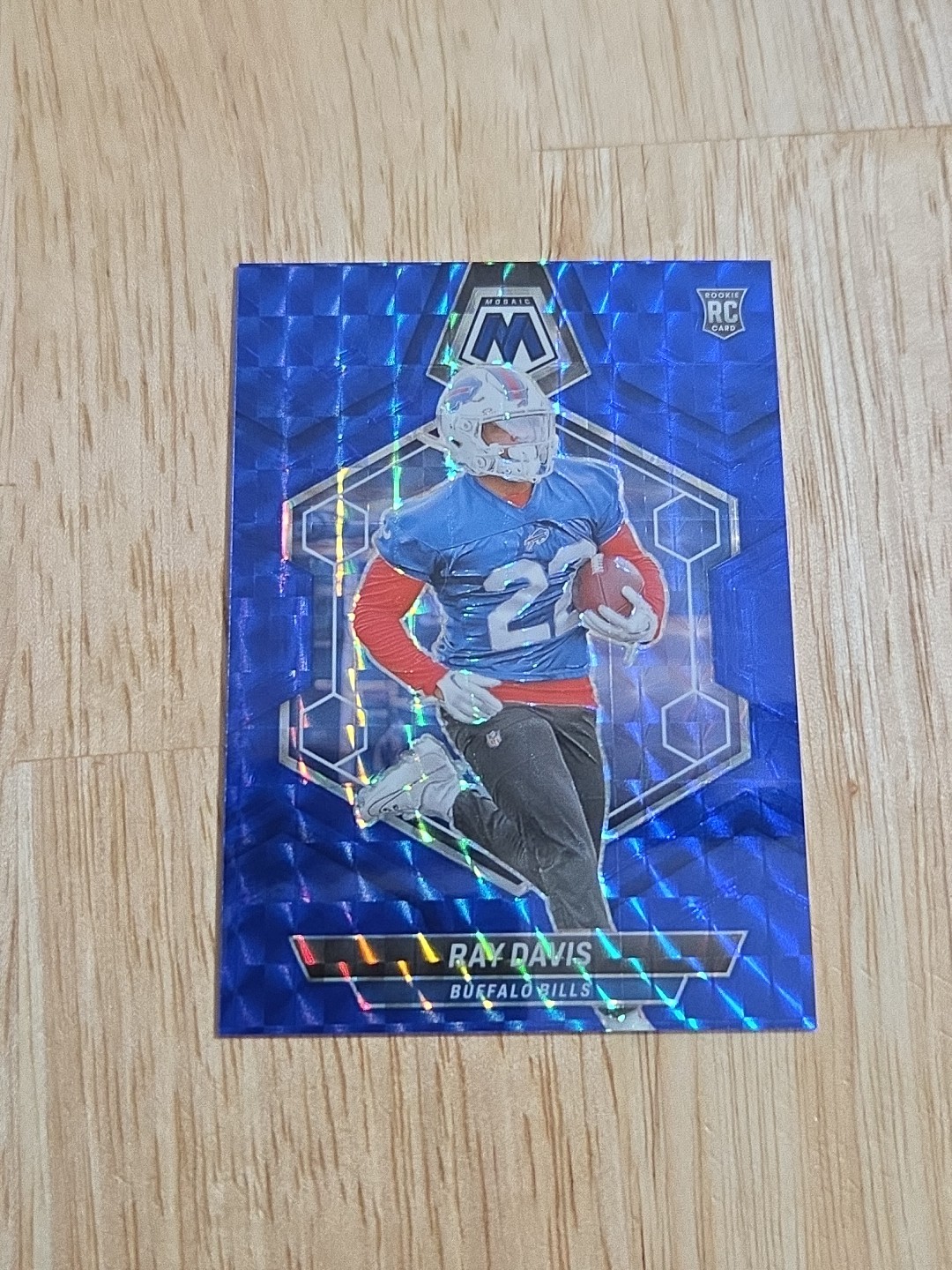 2024 Mosaic RAY DAVIS Blue Prizm /99 #387 Rookie RC Buffalo Bills SP