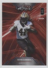 2023 American Metallix Pro-Look Football Red Rainbow Foil 5/5 Alvin Kamara 1u6