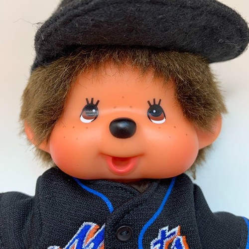 Monchhichi Sport Baseball Mets giocatore di New York Monchichi Sekiguchi 20 cm da JPN - Foto 7 di 12