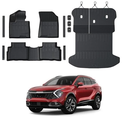 GALVAGNITE Floor Mats for 2023-2025 2026 Kia Sportage Gas, Full Coverage All Weather Flo...