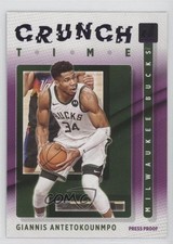 2021 Panini Donruss Crunch Time Press Proof Purple Giannis Antetokounmpo #4 09wc