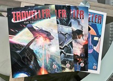 Traveller RPG - Far Trader Comic Issues 1,2,3 & 4, Mongoose Publishing