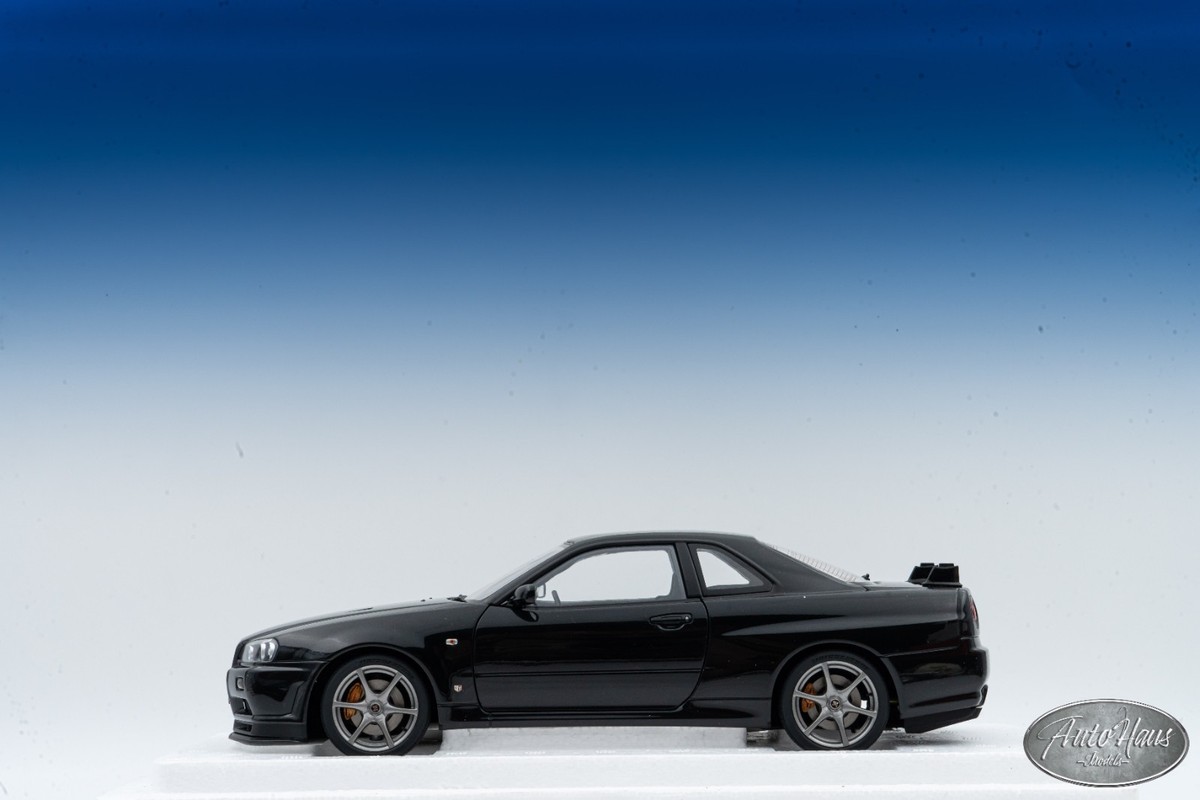 1/18 Autoart Nissan Skyline GT-R (R34) V Spec II Black 🤝ALSO OPEN