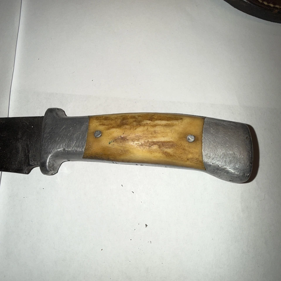 Rare! Rudy Ruana Custom Handmade Fixed Blade Bowie Knife “Knife Stamp” - Image 4 of 4