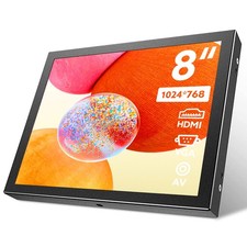 8 Inch Eyoyo Gaming Display Monitor Screen HDMI/VGA/AV For PS4 PC Raspberry pi