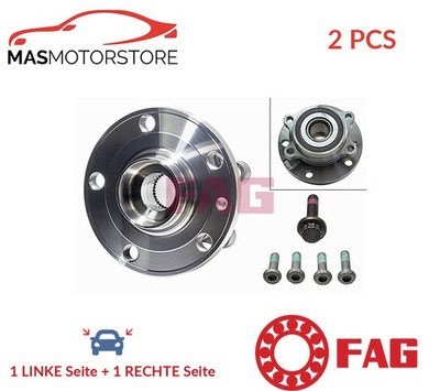 RADLAGERSATZ RADLAGER SATZ PAAR VORNE FAG 713 6106 10 2PCS A FÜR AUDI A3,TT,Q3