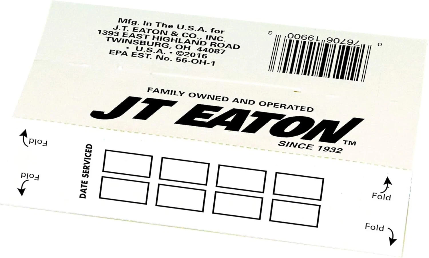 2 packs JT Eaton 198-4S Stick-Em 4 Pack Scorpion 4 Glue Traps