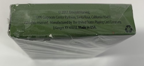 2017 Bicycle emerald harvest playing cards - RARE! - New/Sealed - Fast Shipping! - Picture 4 of 5