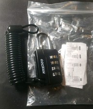 Combination Lock, 4 Digit Padlock Combination Outdoor Waterproof Locker Lock NEW