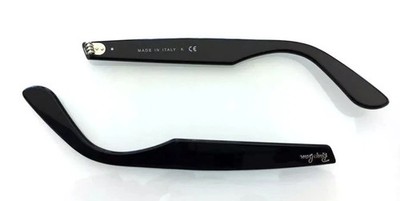 Ray ban 2140F 901S Wayfarer - Shafts Replacement - Matte Black 5 29/32in