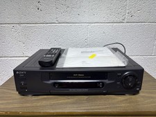Sony SLV-640HF VHS VCR In Excellent Con. With Remote And Owners Manual TESTED