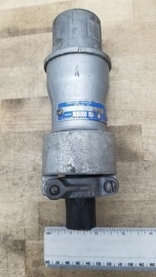 Crouse Hinds APJ3465 Pin and Sleeve Plug 3W/4P 30A 600 VAC/250 VDC Arktite M54 1