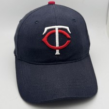 Minnesota Twins Cap Hat MLB Baseball Youth Fitted Navy Red White Logo Twins Ent