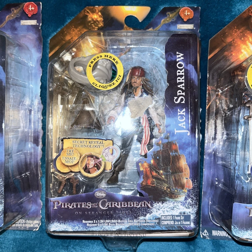 Lote de 3: 2011 figuras JAKKS Piratas del Caribe: En mareas misteriosas Foto 3 de 4