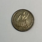 1864-S Liberty Seated Half Dime EXTRA FINE Silver 5c