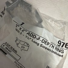 Hubbell-Raco 976 Box Add-A-Depth Ring, Steel with Screws *PACK OF 5