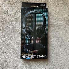 Universal Desk Headset Hanger Stand Desktop Holder for All Headphones Black