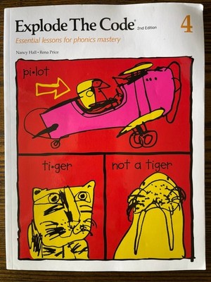 Explode The Code 4 Nancy Hall Phonics Workbook 2nd Ed EPS Reading